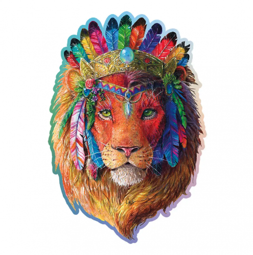 image Puzzle en bois – Lion mystique – 250 pcs (40 pcs uniques)